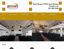 Tablet Screenshot of bossartbuilders.com